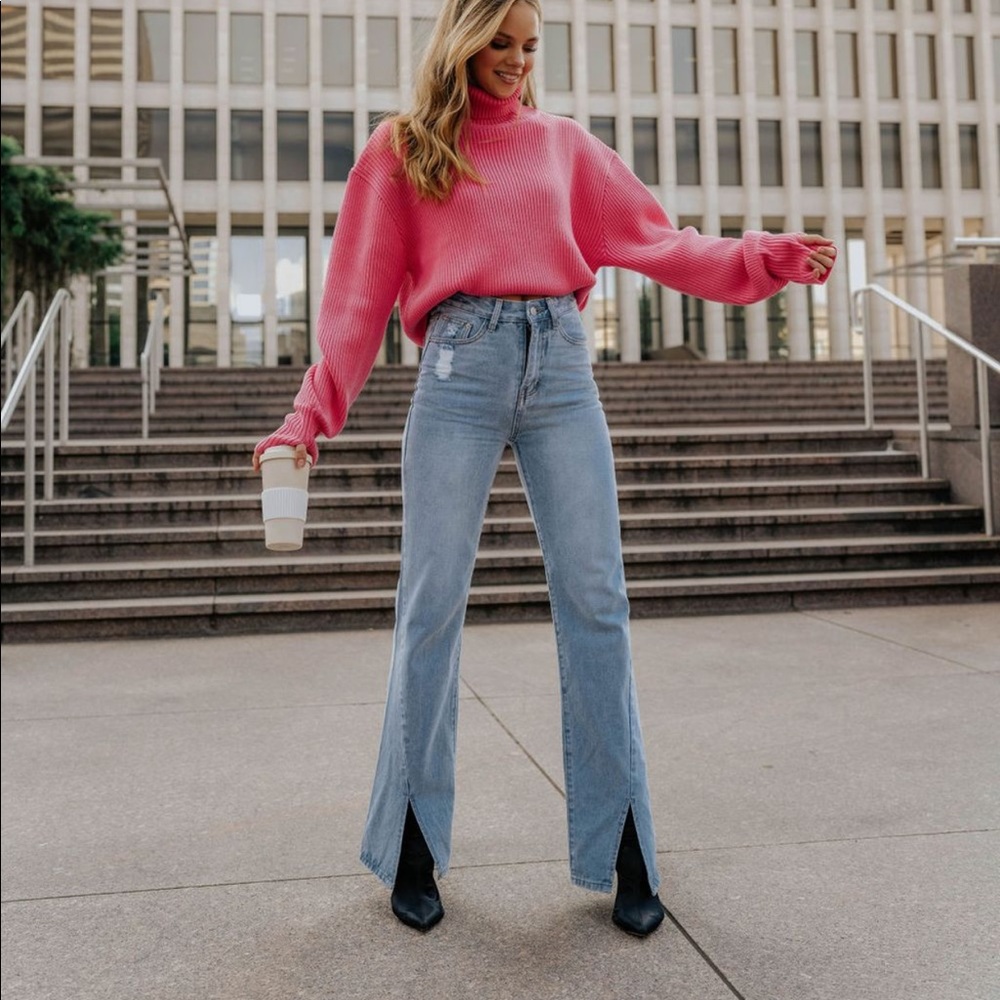 Dance for me slit jeans